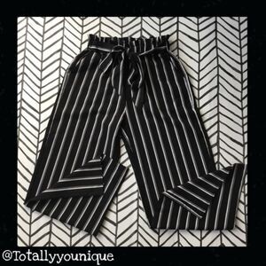 Glory Sunshine Paper Bag Waist Gaucho Pants